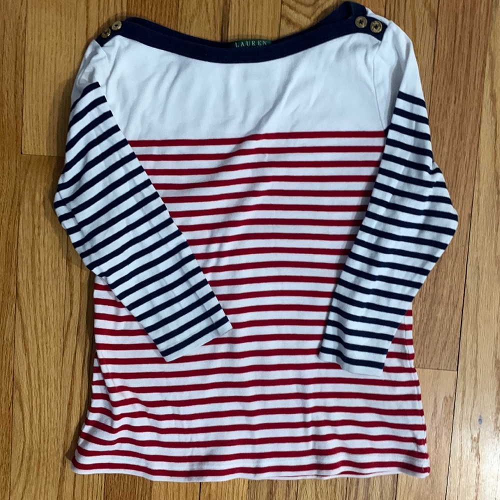 Lauren Ralph Lauren 3/4 sleeve top